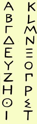 фото Древнейшее свидетельство Древнегреческий алфавит